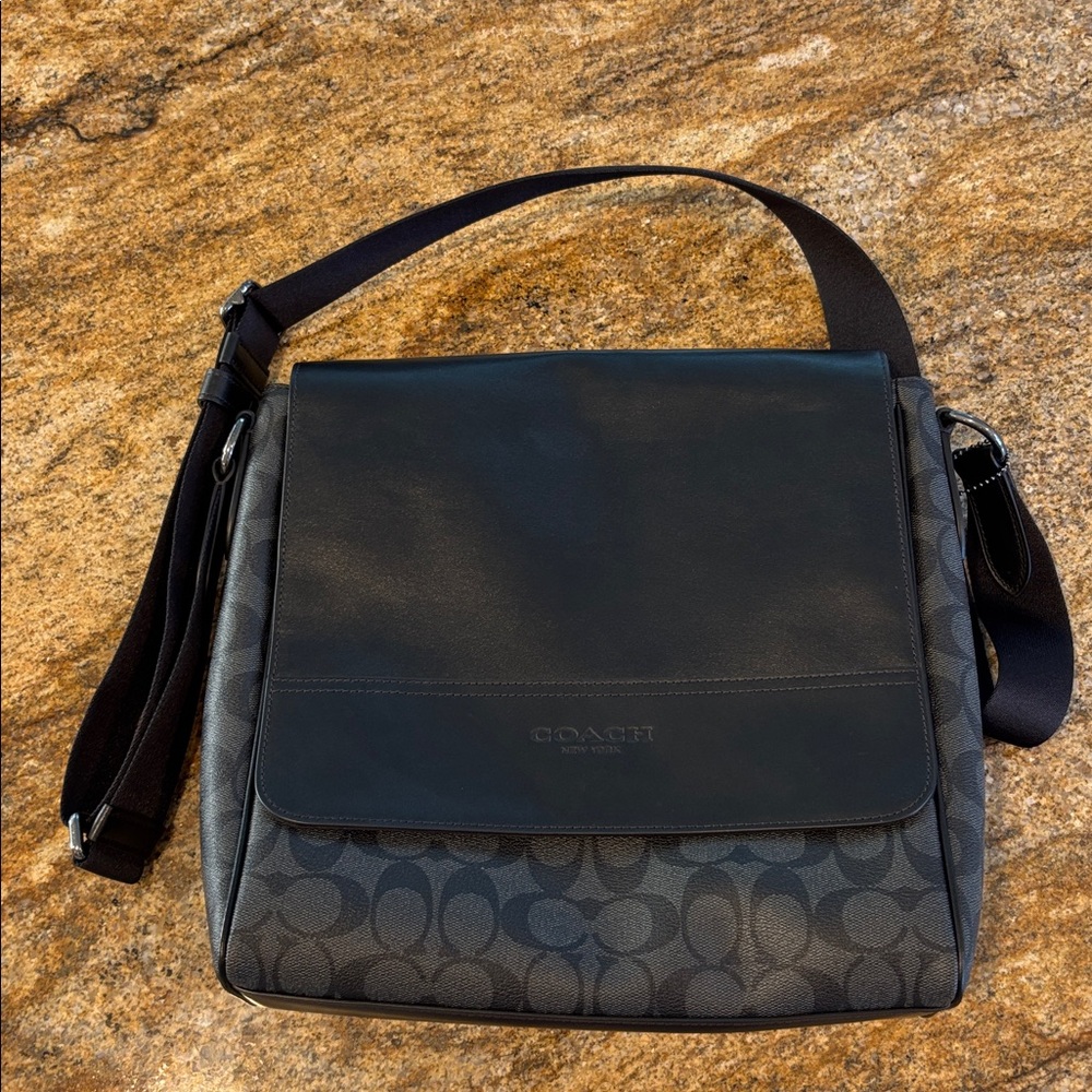 NWOT COACH - Houston Map Bag in Signature Canvas - Picture 3 of 9